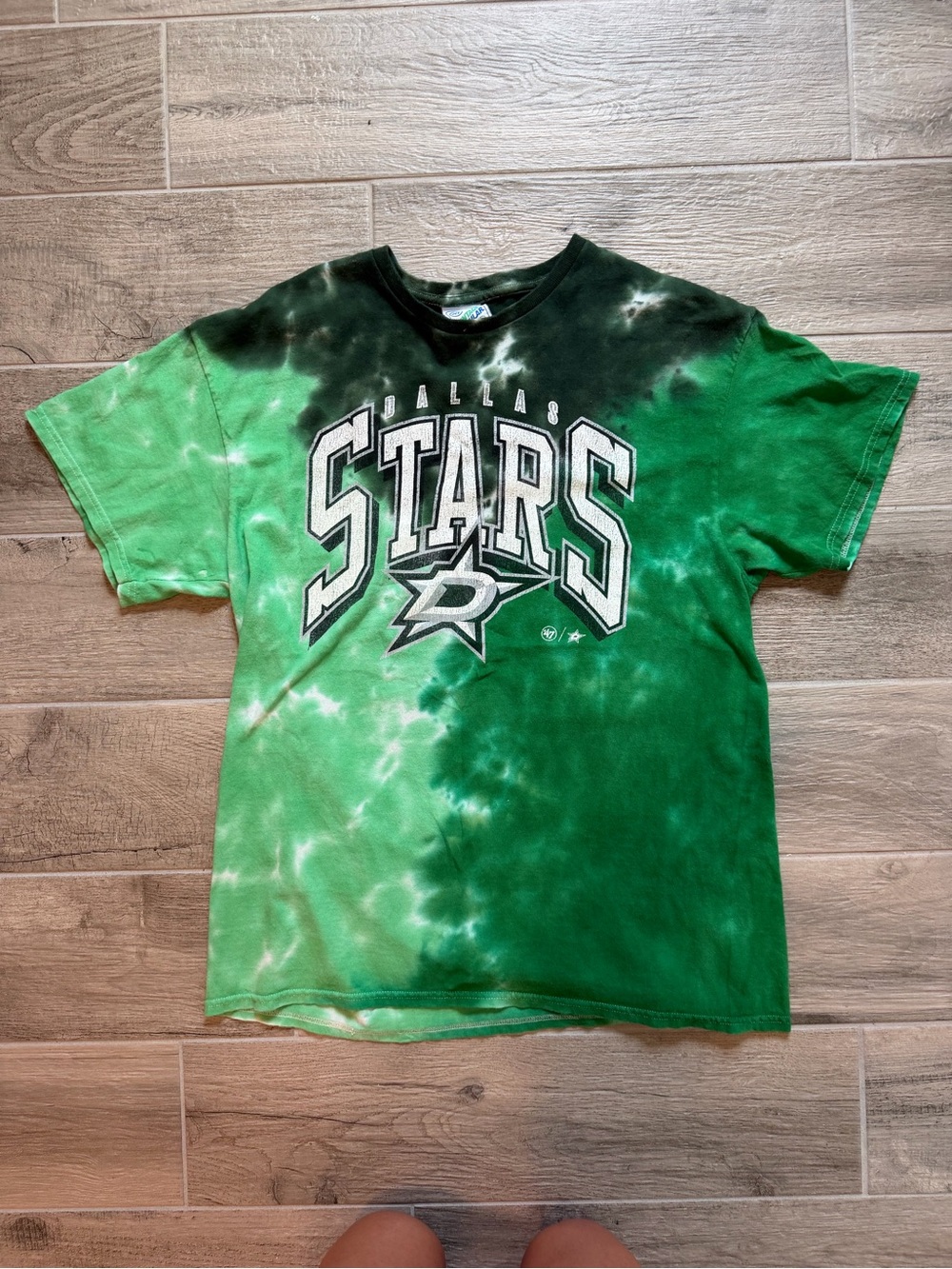Dallas Stars vintage oversized game day Tee - Green